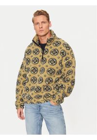 Jack & Jones - Jack&Jones Bluza Geo Teddy 12274453 Brązowy Relaxed Fit. Kolor: brązowy. Materiał: syntetyk