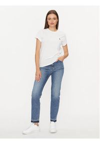 Polo Ralph Lauren T-Shirt 211898698005 Biały Regular Fit. Typ kołnierza: polo. Kolor: biały. Materiał: bawełna #3