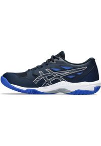 Buty halowe Asics Gel-Flare. Kolor: niebieski. Materiał: syntetyk, materiał