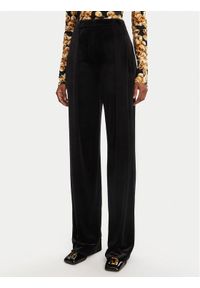 Balmain Spodnie materiałowe DF0PQ312JG50 Czarny Regular Fit. Kolor: czarny. Materiał: syntetyk