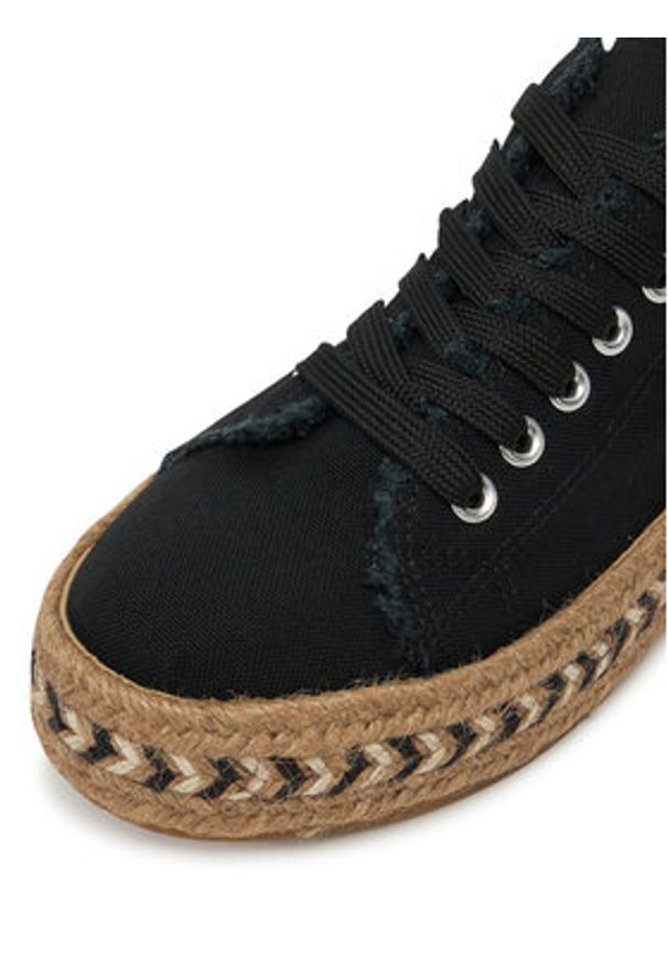 DeeZee Espadryle ZYKS305 Czarny. Kolor: czarny. Materiał: materiał