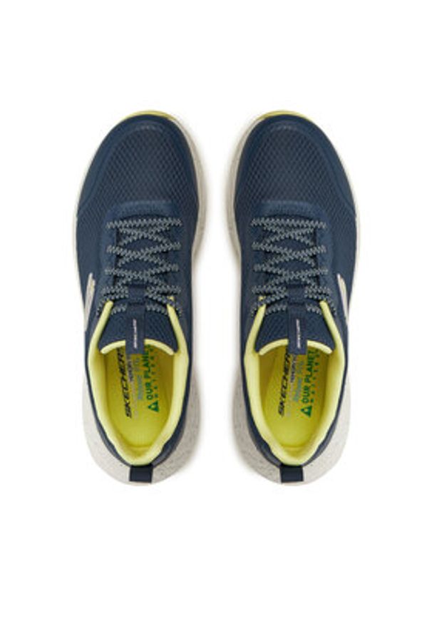 skechers - Skechers Sneakersy 150472/NVLM Granatowy. Kolor: niebieski. Materiał: materiał