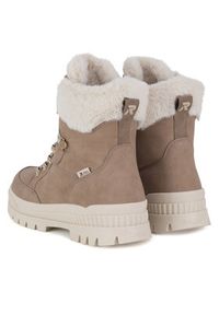 Rieker Revolution Lifestyle Botki W2174-20 Beżowy. Kolor: beżowy. Materiał: skóra