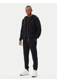 Karl Lagerfeld - KARL LAGERFELD Bluza 705751 500900 Czarny Regular Fit. Typ kołnierza: dekolt w karo. Kolor: czarny. Materiał: bawełna #4