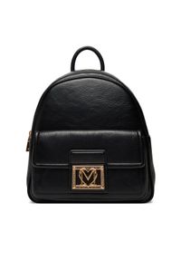 Love Moschino - LOVE MOSCHINO Plecak JC4091PP1NLI0000 Czarny. Kolor: czarny. Materiał: skóra