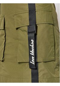 Love Moschino - LOVE MOSCHINO Spódnica trapezowa WGF0780T 245A Zielony Regular Fit. Kolor: zielony. Materiał: bawełna #4