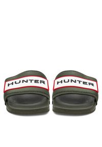 Hunter Klapki M-865993 Khaki. Kolor: brązowy. Materiał: materiał #4