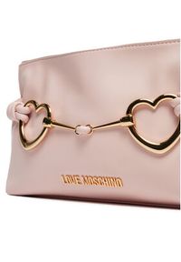 Love Moschino - LOVE MOSCHINO Torebka JC4034PP1MLB0601 Różowy. Kolor: różowy. Materiał: skórzane