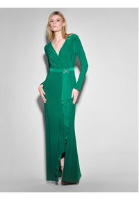 Joseph Ribkoff Sukienka wieczorowa 233788 Zielony Regular Fit. Kolor: zielony. Materiał: syntetyk. Styl: wizytowy