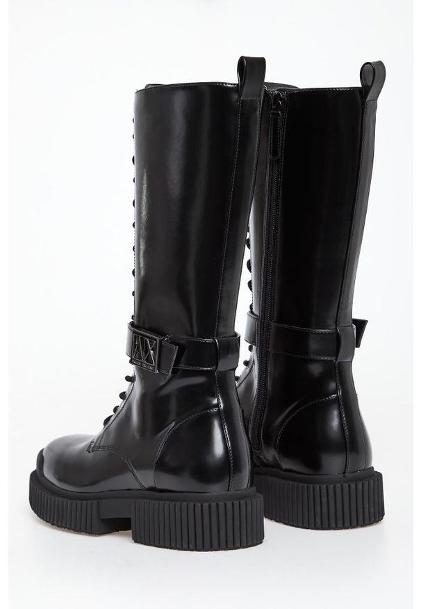 Armani Exchange - Trapery damskie wysokie ARMANI EXCHANGE