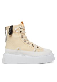 Inuikii Trampki Matilda Canvas High 30103-025 Beżowy. Kolor: beżowy. Materiał: materiał