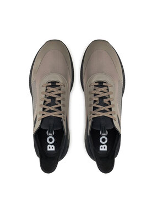 BOSS Sneakersy TTNM EVO 50536488 Zielony. Kolor: zielony. Materiał: materiał