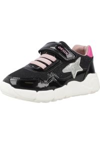 Geox - Buty GEOX B FLEXYPER MINI GIRL Czarny. Kolor: czarny. Materiał: tkanina, syntetyk. Sport: turystyka piesza #1
