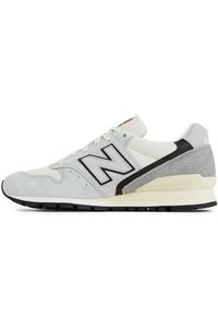Buty unisex New Balance U996TG – szare. Kolor: szary. Materiał: skóra, syntetyk, materiał, zamsz. Szerokość cholewki: normalna. Model: New Balance 996 #3