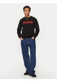 Hugo Bluza Dem 50477328 Czarny Regular Fit. Kolor: czarny. Materiał: bawełna #5