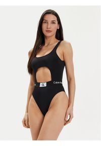 Calvin Klein Swimwear Strój kąpielowy KW0KW02357 Czarny. Kolor: czarny. Materiał: syntetyk #1