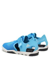 Adidas - adidas Sandały Captain Toey 2.0 K S42670 Niebieski. Kolor: niebieski. Materiał: materiał
