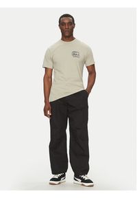 Vans T-Shirt Next Stop VN000NHPZUJ1 Beżowy Regular Fit. Kolor: beżowy. Materiał: bawełna #3