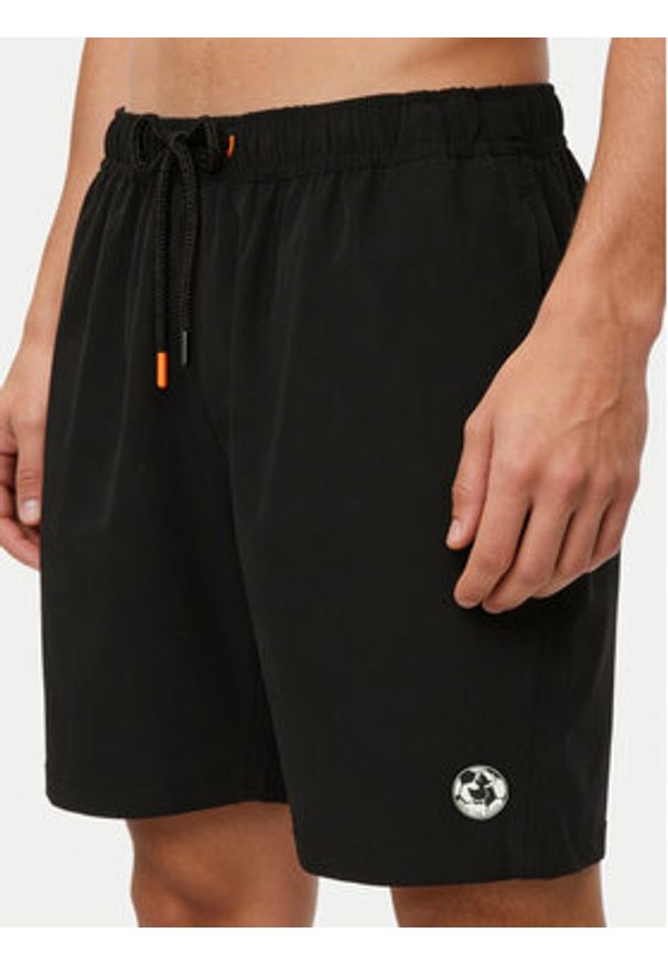 Save The Duck Szorty kąpielowe DW2238M RIPO22 Czarny Regular Fit. Kolor: czarny. Materiał: syntetyk