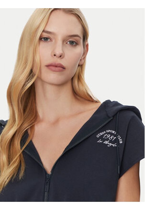 Guess Kombinezon V5GD03 KCS01 Granatowy Regular Fit. Kolor: niebieski. Materiał: bawełna