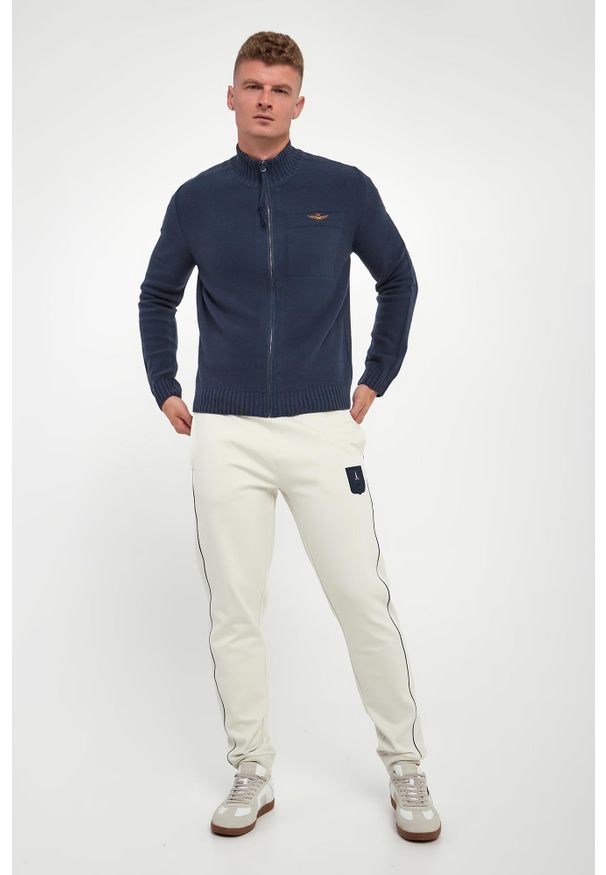 Aeronautica Militare - Sweter męski wełniany AERONAUTICA MILITARE. Materiał: wełna