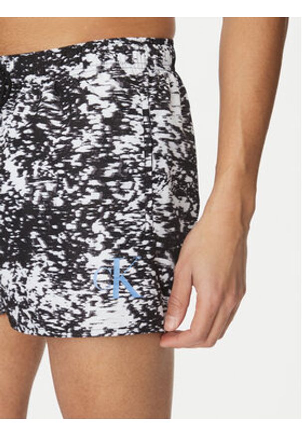 Calvin Klein Swimwear Szorty kąpielowe KM0KM01172 Szary Regular Fit. Kolor: szary. Materiał: syntetyk