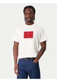 Calvin Klein T-Shirt Maze Graphic LV04RE832G Biały Regular Fit. Kolor: biały. Materiał: bawełna #1