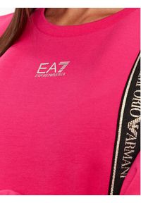 EA7 Emporio Armani Bluza 6RTM25 TJKWZ 1419 Różowy Regular Fit. Kolor: różowy. Materiał: syntetyk #5