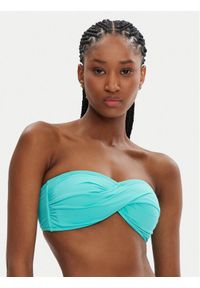 Seafolly Góra od bikini S. Collective 33261-942 Turkusowy. Kolor: turkusowy. Materiał: syntetyk