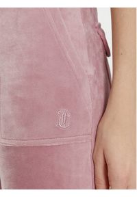 Juicy Couture Spodnie dresowe Del Ray JCAP180 Różowy Regular Fit. Kolor: różowy. Materiał: syntetyk #3