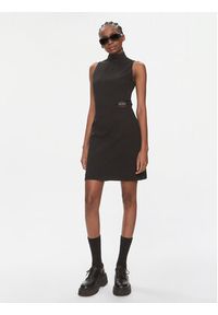 Hugo Sukienka codzienna Kirine 50508266 Czarny Slim Fit. Okazja: na co dzień. Kolor: czarny. Materiał: syntetyk. Typ sukienki: proste. Styl: casual #3