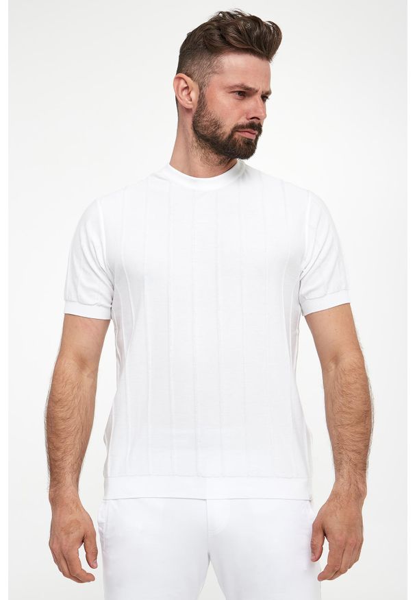 PAUL & SHARK - Sweter męski z krótkim rękawem PAUL&SHARK. Długość rękawa: krótki rękaw. Długość: krótkie