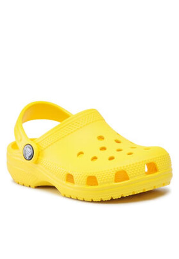 Crocs Klapki Classic Clog K 206991 Żółty. Kolor: żółty