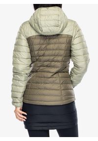 columbia - Kurtka puchowa damska Columbia Westridge Hooded Down Jacket. Kolor: zielony. Materiał: puch