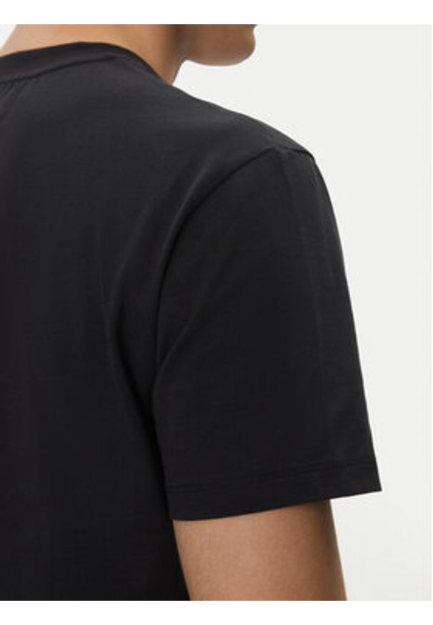 AMI PARIS - AMI Paris T-Shirt BFUTS003.724 Czarny Regular Fit. Kolor: czarny. Materiał: bawełna