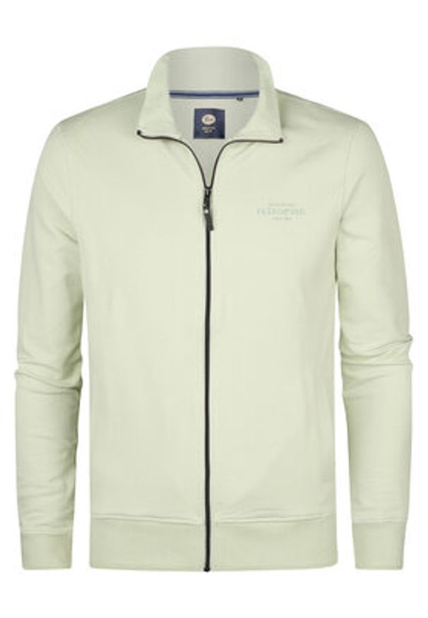 Petrol Industries Bluza M-1050-SWC303 Zielony Regular Fit. Kolor: zielony. Materiał: bawełna