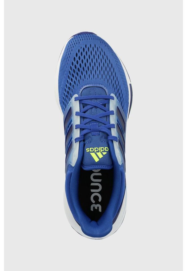 Adidas - adidas buty do biegania EQ21 Run. Zapięcie: sznurówki. Kolor: niebieski. Materiał: materiał, guma. Szerokość cholewki: normalna. Sport: bieganie
