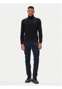 Aeronautica Militare Golf 252MA1587UL00904 Czarny Regular Fit. Typ kołnierza: golf. Kolor: czarny. Materiał: wełna, bawełna #3