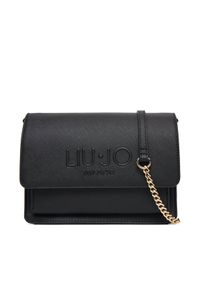 Liu Jo Torebka Ecs M Crossbody AF5152 E0087 Czarny. Kolor: czarny. Materiał: skórzane