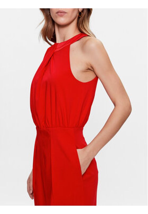 Pinko Kombinezon Tinogasta 100032 A0GI Czerwony Regular Fit. Kolor: czerwony. Materiał: syntetyk