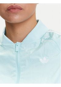 Adidas - adidas Bluza adicolor Teamgeist JD0267 Turkusowy Slim Fit. Kolor: turkusowy. Materiał: syntetyk #5