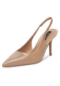 Nine West Szpilki SX005-01 Beżowy. Kolor: beżowy. Materiał: skóra. Obcas: na szpilce