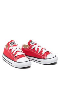 Converse Trampki Inf Chuck Taylor All Star Ox 7J236C Czerwony. Kolor: czerwony. Materiał: materiał #5