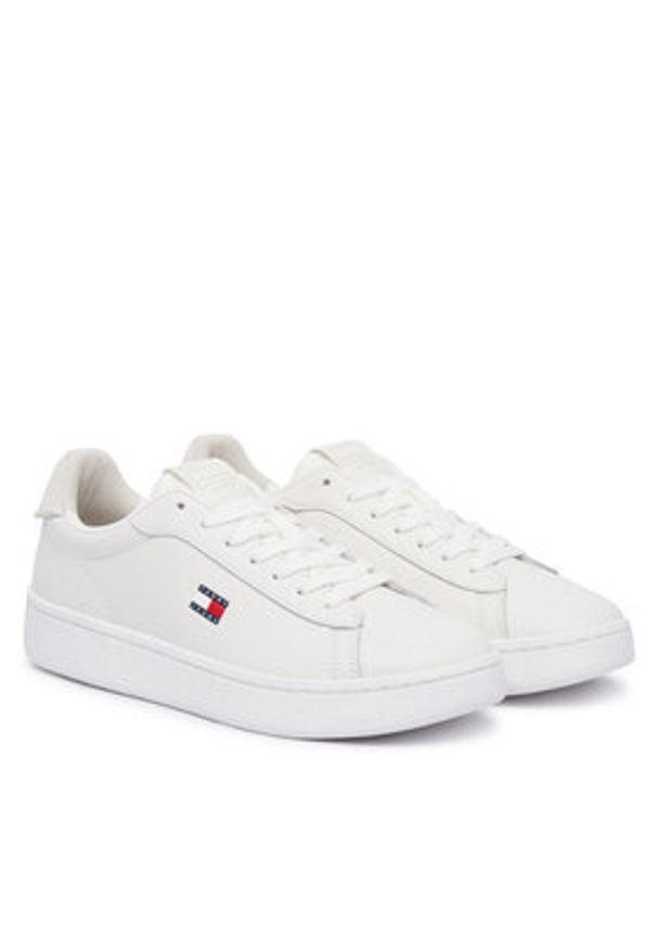 Tommy Jeans Sneakersy Archive '98 EN0EN03146 Biały. Kolor: biały. Materiał: skóra