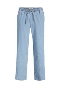 Jack & Jones - Jack&Jones Spodnie materiałowe Bill 12270255 Niebieski Relaxed Fit. Kolor: niebieski. Materiał: bawełna #7