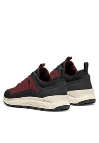 Geox Sneakersy U Spherica 4X4 B Abx U56FDA 0119J C7011 Bordowy. Kolor: czerwony. Materiał: materiał
