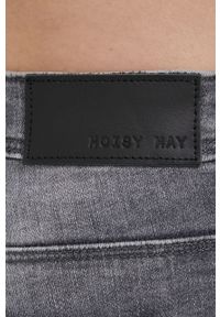 Noisy may - Noisy May jeansy Kimmy damskie medium waist. Kolor: szary
