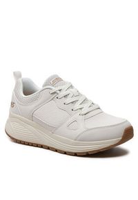 skechers - Skechers Sneakersy Bobs Sparrow 2.0-Retro Clean 117268/OFWT Biały. Kolor: biały. Materiał: mesh, materiał