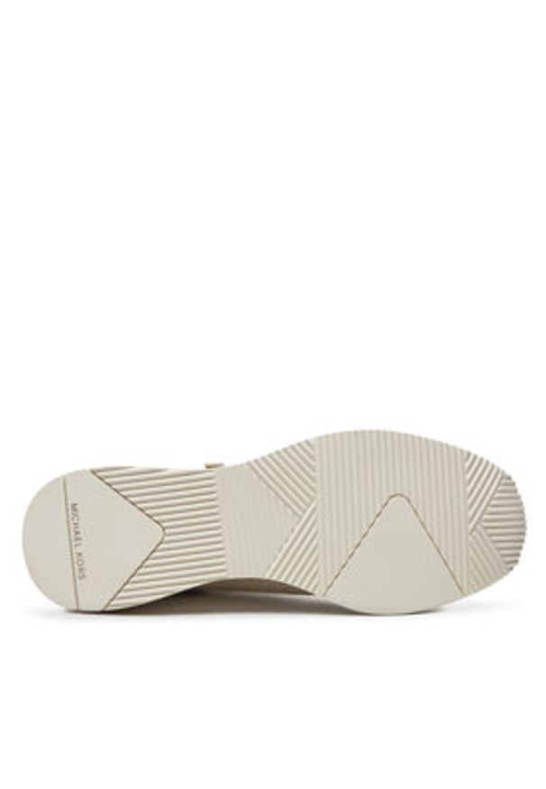 MICHAEL Michael Kors Sneakersy Wills Metallic Stretch Knit Trainer 43S3WIFS4D Beżowy. Kolor: beżowy. Materiał: materiał