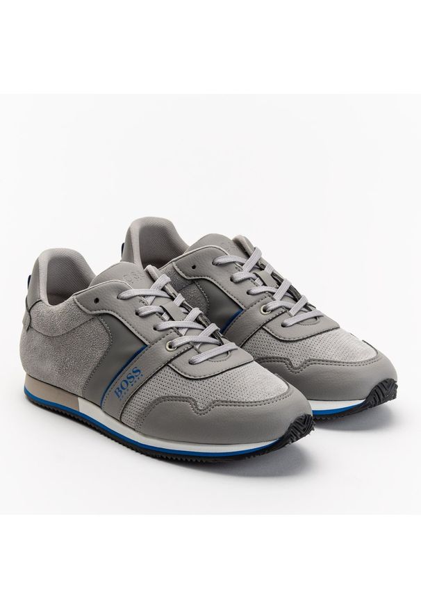 Boss Kidswear - Sneakers'y dziecięce BOSS Kidswear (J29253-47). Okazja: na co dzień. Kolor: szary